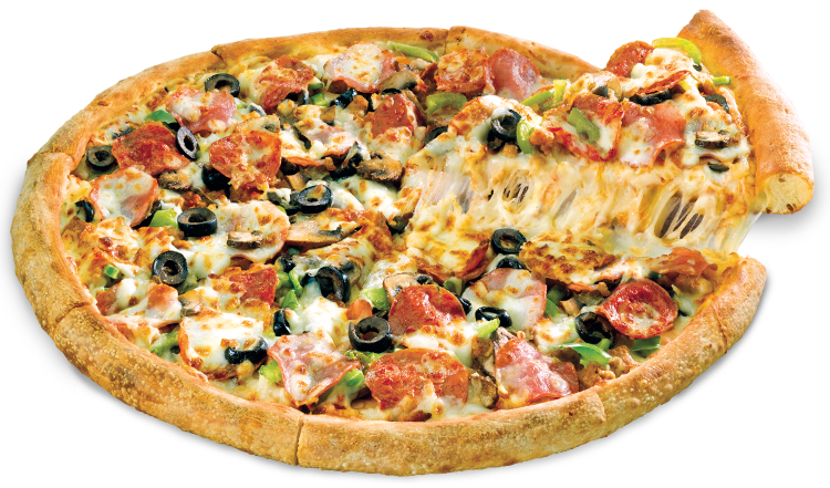 Pizza With Donner Or Chicken Kebab