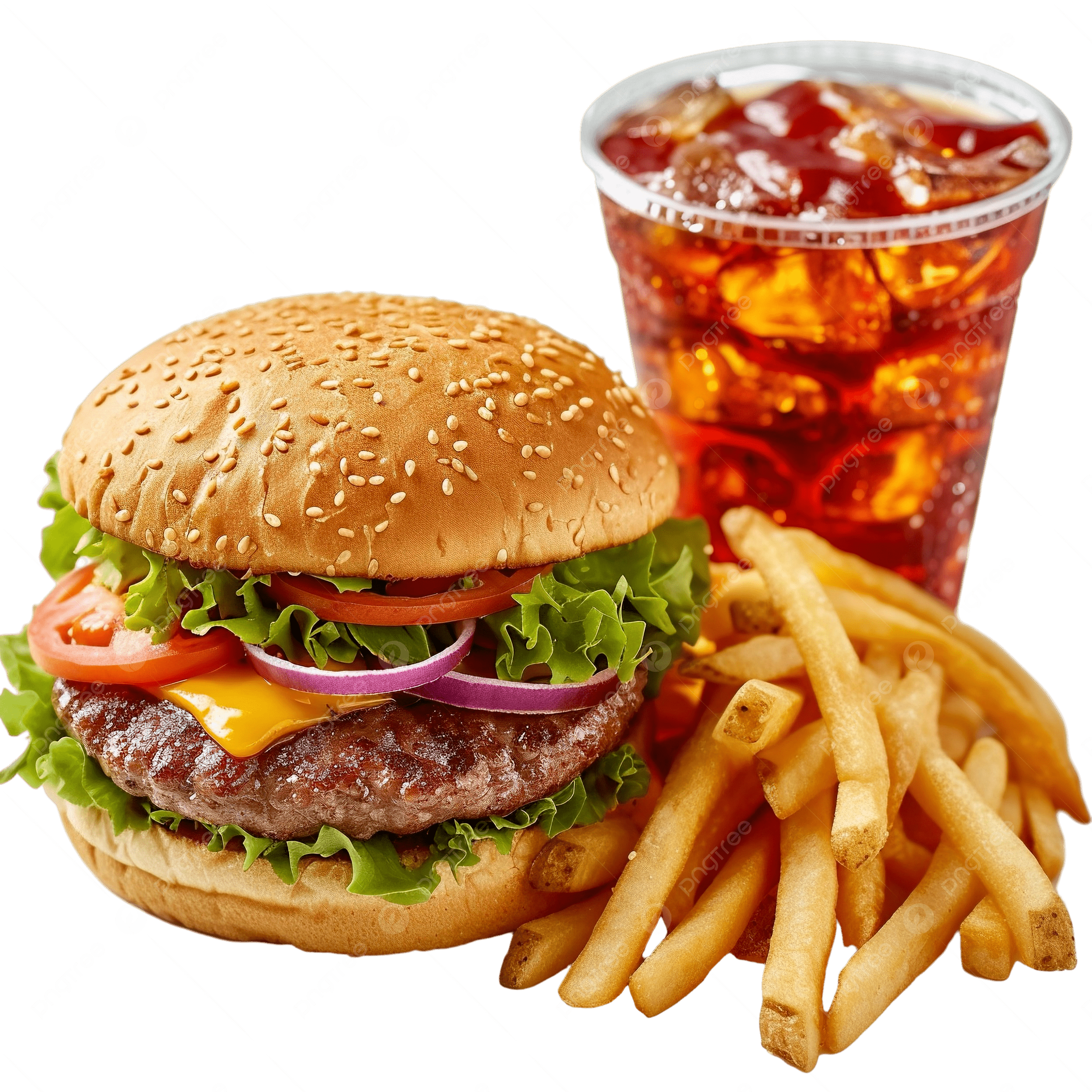 MEAT Burger meal = chips, drink